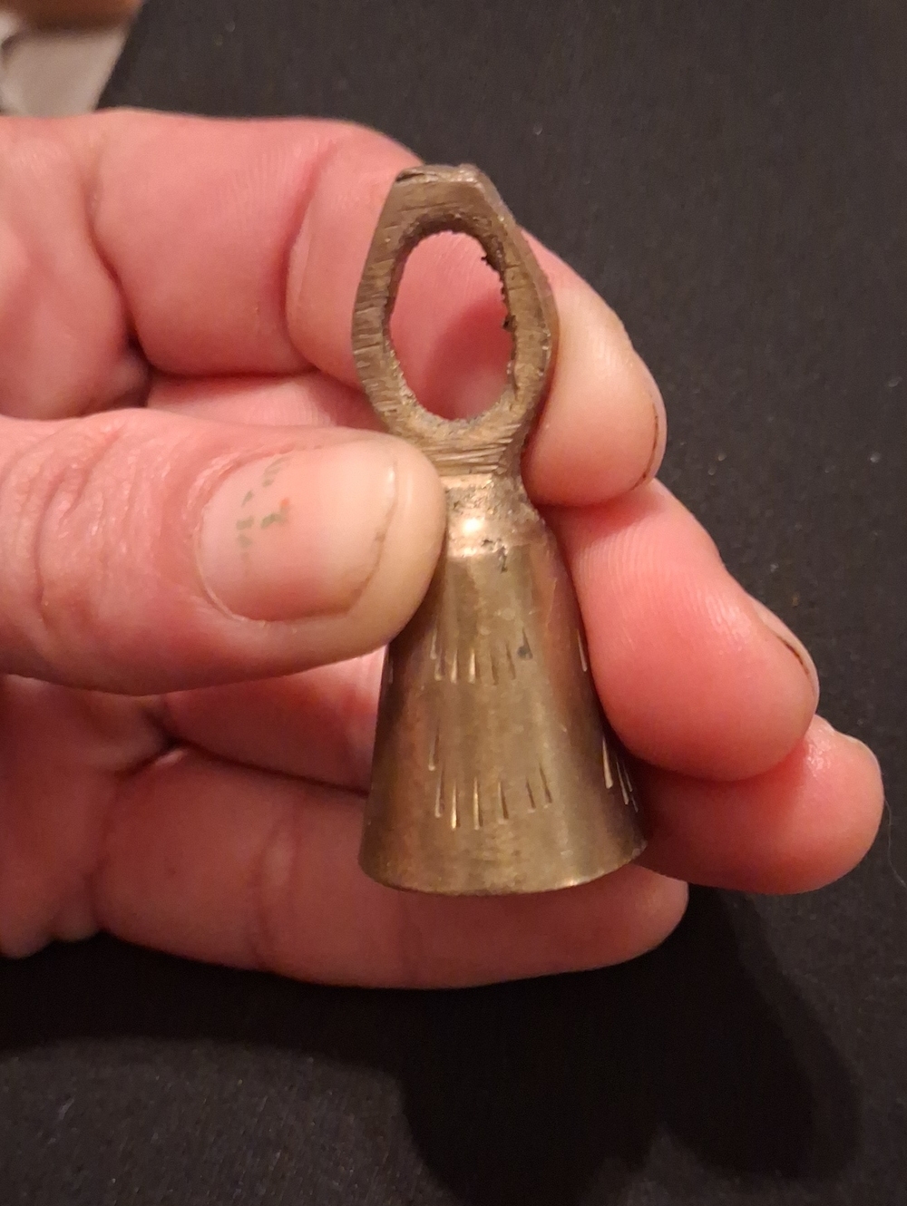 Brass Small Hand Bell - Vintage